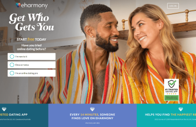 eharmony澳大利亚：eharmony Australia官网，全球领先的兼容性约会服务缩略图