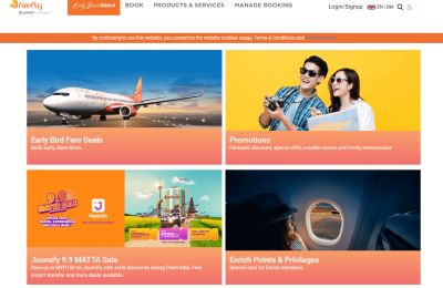 飞萤航空Firefly官网，马来西亚低成本航空公司缩略图