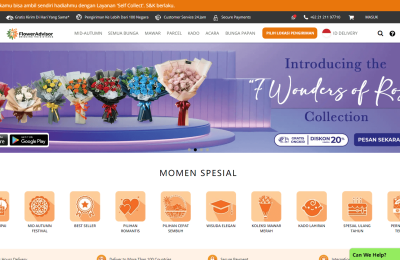 FlowerAdvisor官网，印度尼西亚一家值得信赖的在线花店缩略图