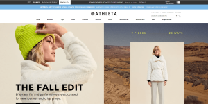 Athleta官网，加拿大专注于女性瑜伽服、技术运动服和运动休闲服的品牌缩略图