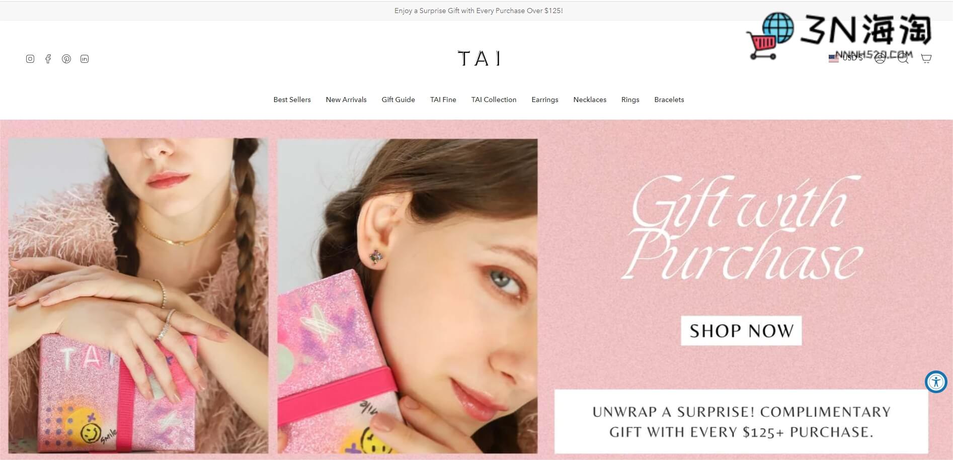 Tai Jewelry 官网，美国国际知名的精致时尚女性珠宝品牌插图